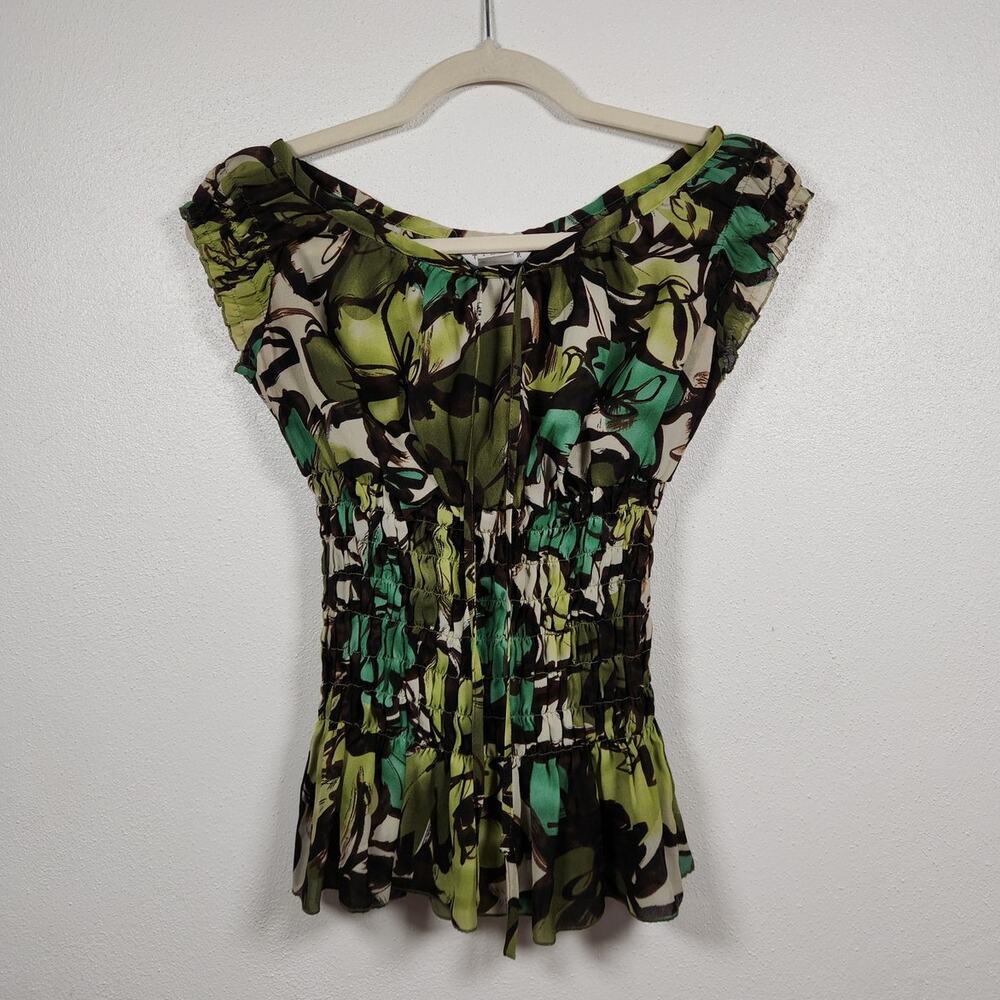 Vintage y2k Allison Taylor Small Tank Top Shirt Boho Whimsy Fairy Scrunchy